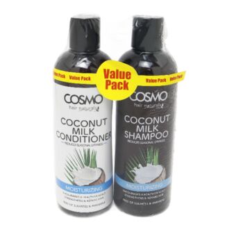 COSMO COCONUT SHAMP+CONDT TWIN PK
