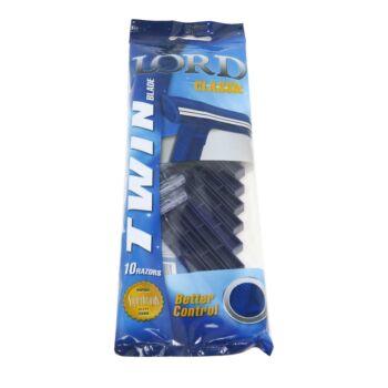 L-156 LORD II DISPOSABLE RAZOR 10PC