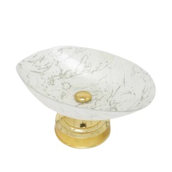 GC-MAR-000032 30CM FEG GONDOL FRUIT WHT GOLD