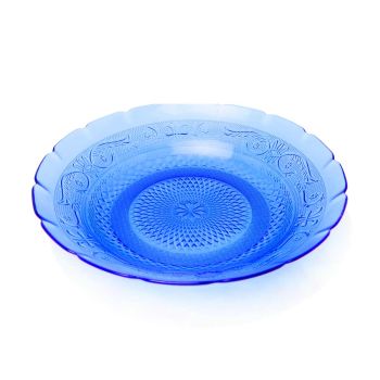 Stylish Glass Serving Plate Perfect for Any Occasion 9 Inches