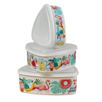 HG20111 3PC CRISPER BOX 14.5*6/16.5*7*19.5*8CM