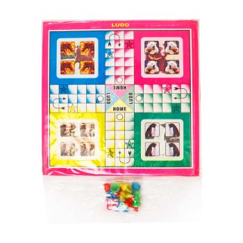 8"X8" LUDO & SNAKE+LADDER W/COINS