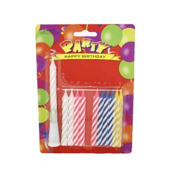 HG13311 MUSICAL B.DAY CANDLE 24PC/BX