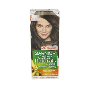 Garnier #5 Light Brown Hair Color - Natural & Nourishing Hair Dye