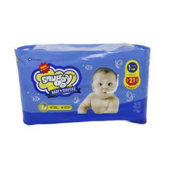 SNUGGY BABY DIAPER NEW BORN 21 PCS NO:1