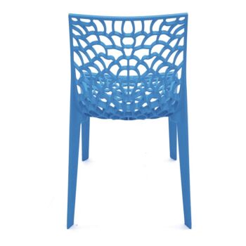 SPIDER PLASTIC CHAIR - BLUE