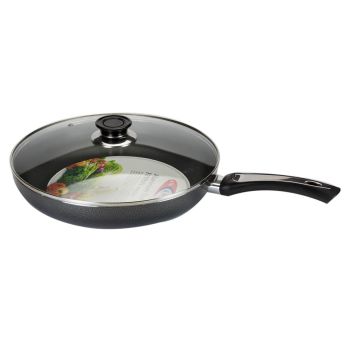 Kawashi Aluminium Non-Stick Fry Pan with Glass-Lid