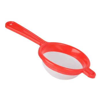 Peacock Brand Durable Plastic Tea Strainer for Easy Brewing