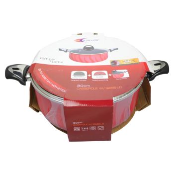 Flame Up Your Culinary Skills with Kawashi Tempo's Non-Stick Casserole for Flavorful Feasts