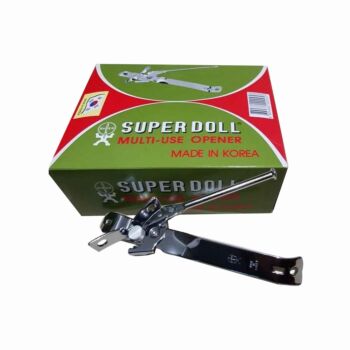Super Doll Efficient Tin Opener - Easy Tool for Kitchen Convenience