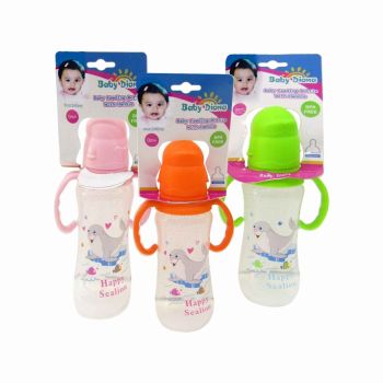 Baby Diana Curve Neck Feeding Bottle With Handle