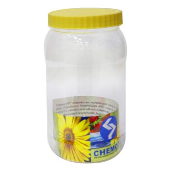 Sleek and Secure Plastic Jars with Lids for Stylish Storage 2000Ml