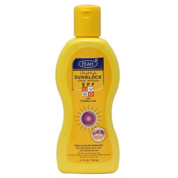 Feah Sunblock SPF 60 - Advanced UV Protection - Resistant Formula