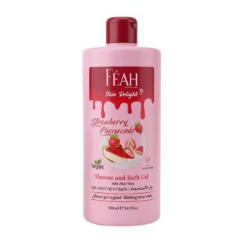 FEAH Strawberry Body Wash 500ML - Fruity Fragrance Shower & Bath Gel