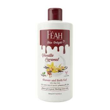 FEAH Vanilla Body Shower & Bath Gel 500ML - Soft & Creamy Fragrance Body Cleanser