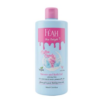 FEAH Cotton Candy Body Wash 500ML - Sweet Fragrance Shower & Bath Gel
