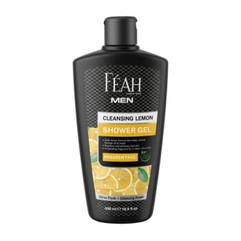 FEAH Lemon Shower Gel 500ML - Refreshing Citrus Body Wash for All Skin Types
