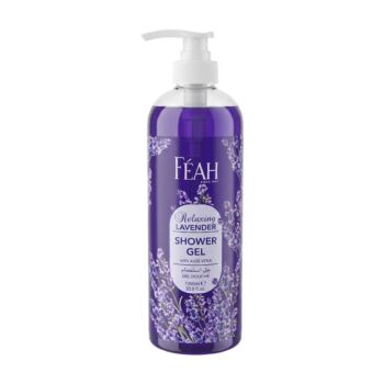 Feah Lavender Body Shower Gel 1000ML - Calming & Refreshing Fragrance Body Wash