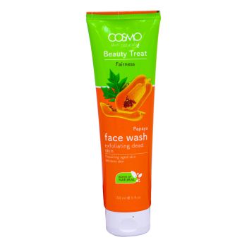 Embrace Beauty with Cosmo Beauty Treat Fairness Papaya Extracts Face Wash 150Ml